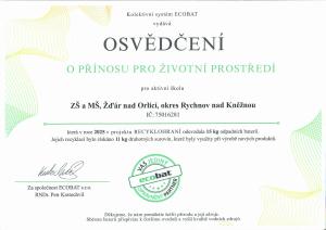 Osvědčení baterie